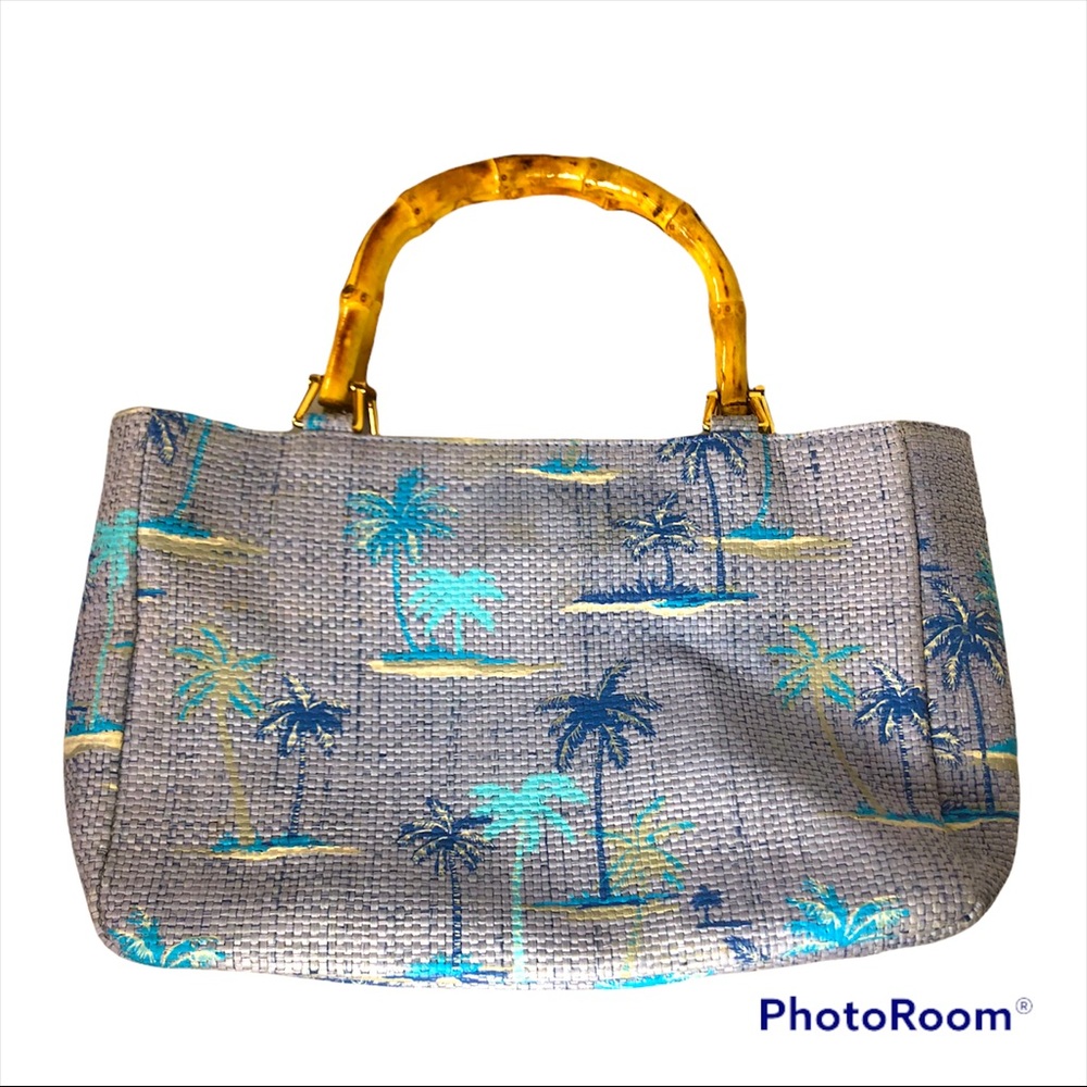Cappelli Straworld Palm Tree Small Tote